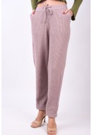 Women Pants Hannan Group Ribed Tracky Rose Smoke